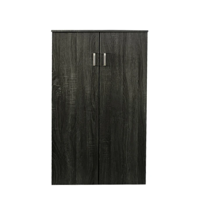 Velco Pro Systems Shoe Cabinet with Two Doors - 6 Shelves - Ventilated Back - 60x32x122 cm - Grey Beech