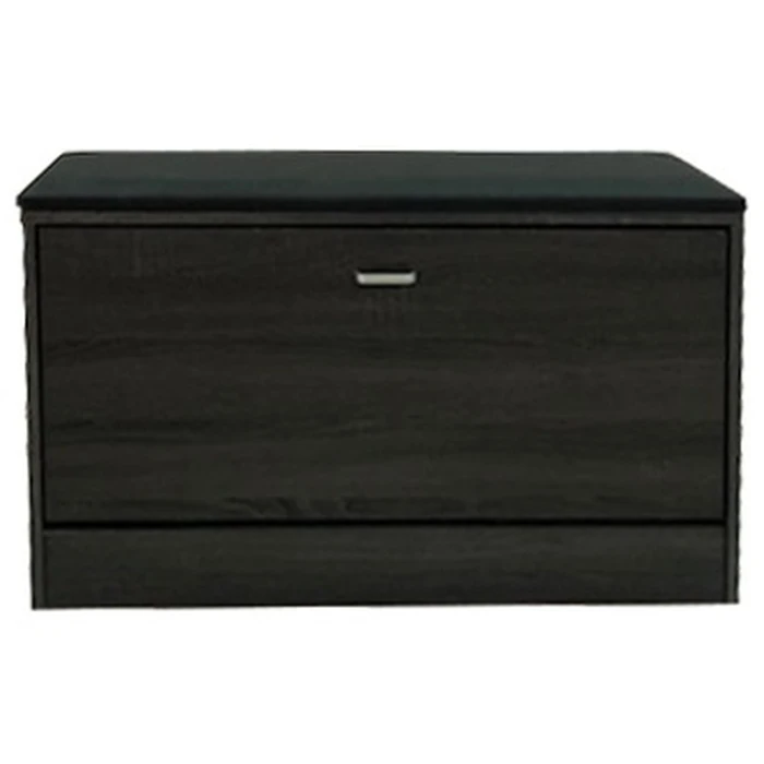 Velco Pro Systems Shoe Cabinet with Stool 80x24x49 cm Grey Oxia