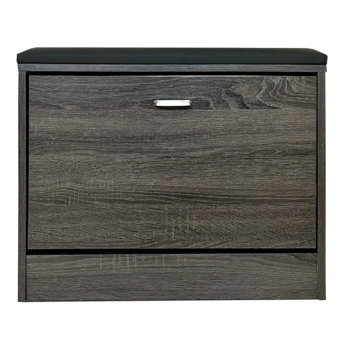 Velco Pro Systems Shoe Cabinet / Stool 60x24x49 cm Grey Oak