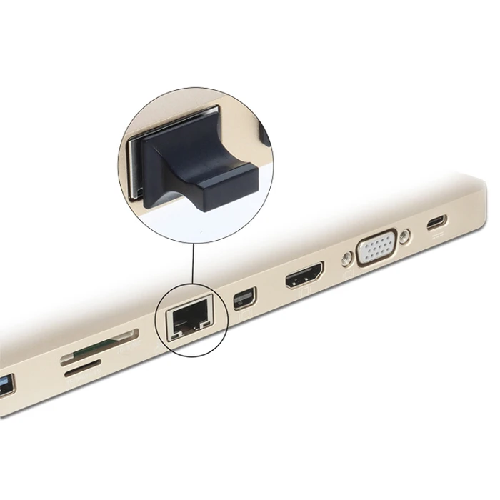 Κάλυμμα Δικτύου Delock Προστασίας για θύρα RJ45 64020, μαύρο, 10τμχ