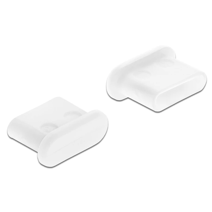 Κάλυμμα Προστασίας Delock για θύρα USB-C 64095, λευκό, 10τμχ