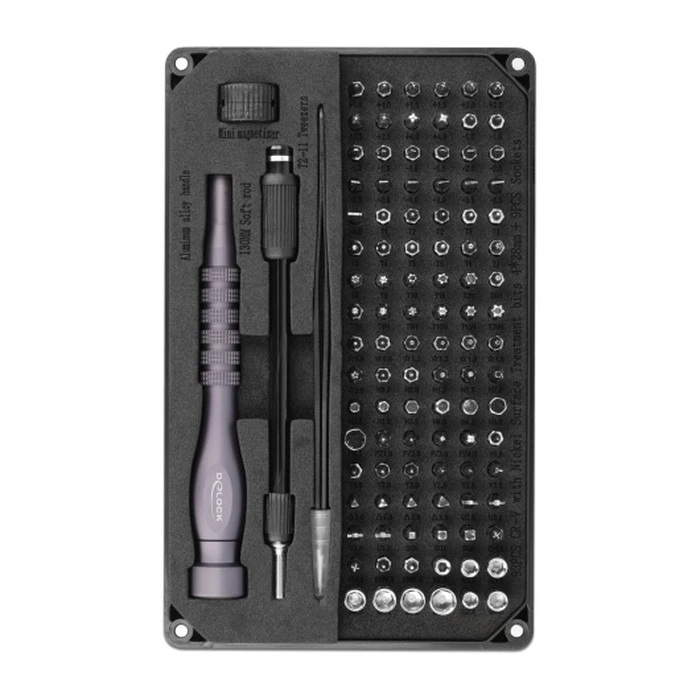 Σετ κατσαβιδιών ακριβείας Delock 64127, 106τμχ