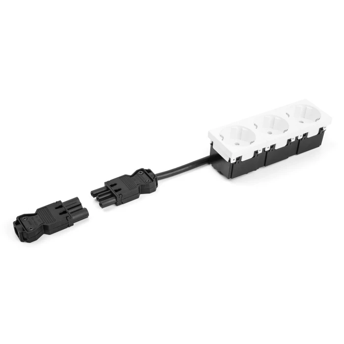 Σύνδεσμος Εγκατάστασης Delock 3-pole 64147, GST 18/3 set, μαύρος