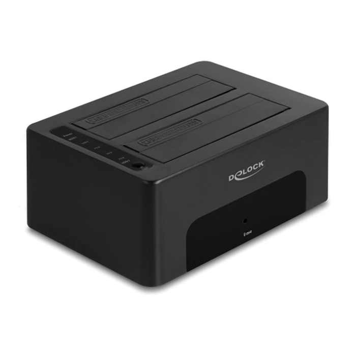 Docking Station Σκληρών Δίσκων Delock 64187, clone/erase function, 2x SSD/HDD, 5Gb/s