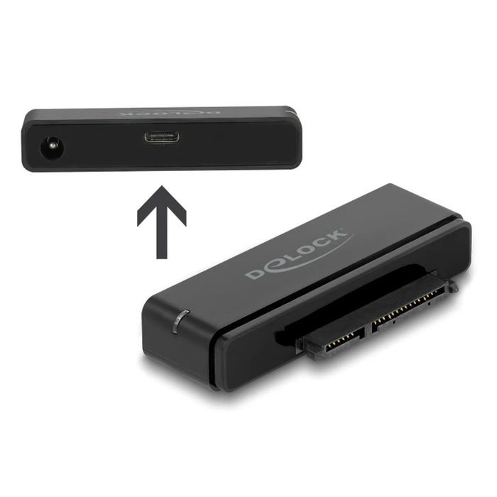 Αντάπτορας Delock USB-C σε SATA 22-pin 64188, 6Gbps, Καλώδιο USB, μαύρος