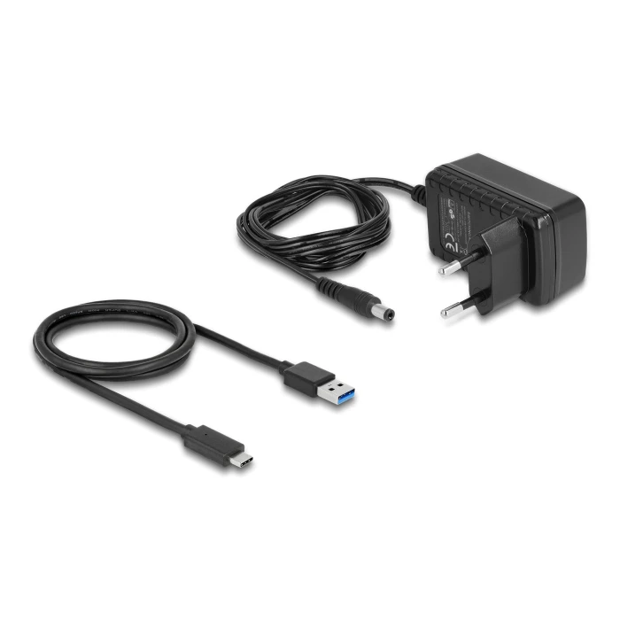 Αντάπτορας Delock USB-C σε SATA 22-pin 64188, 6Gbps, Καλώδιο USB, μαύρος