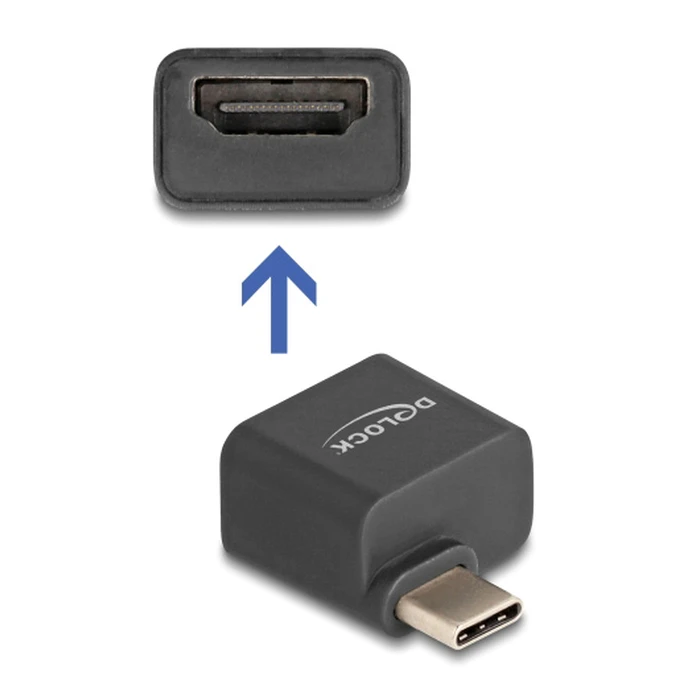 Αντάπτορας USB-C Delock σε HDMI 64256, 4K/30Hz, Μαύρος