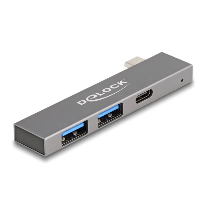 USB Hub Delock 64275, 3X Θυρών, 5Gbps, USB-C Σύνδεση, Γκρι