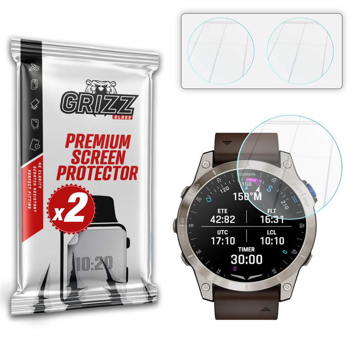 GrizzGlass HybridGlass Garmin D2 Mach 1 47mm