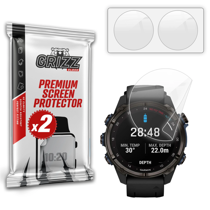 GrizzGlass CeramicFilm Garmin Descent Mk3 43mm