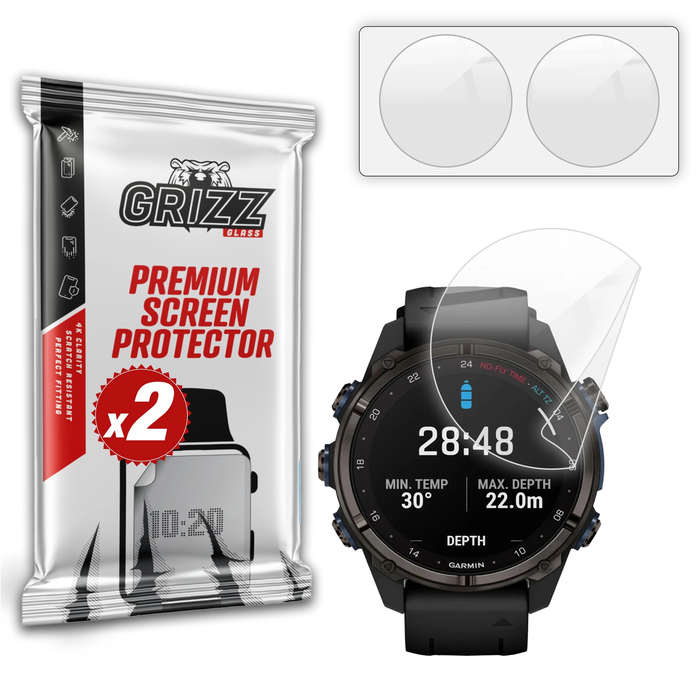 GrizzGlass CeramicFilm Garmin Descent Mk3i 51mm