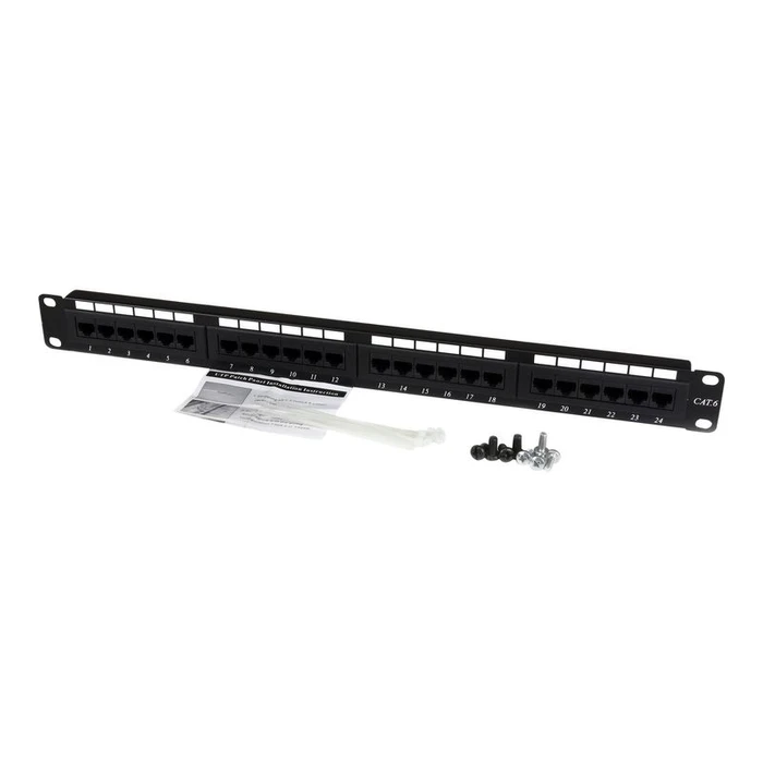 Patch Panel StarTech 24 Port 1U Rackmount Cat 6 110