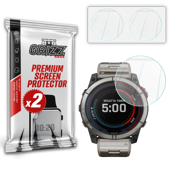 GrizzGlass HybridGlass Garmin quatix 7X 51mm