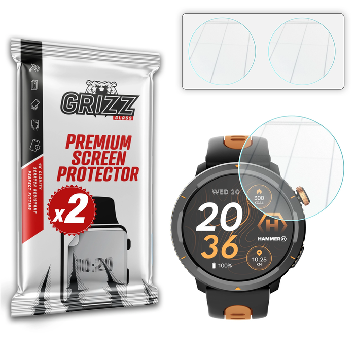GrizzGlass HybridGlass Hammer Watch 2 Lite