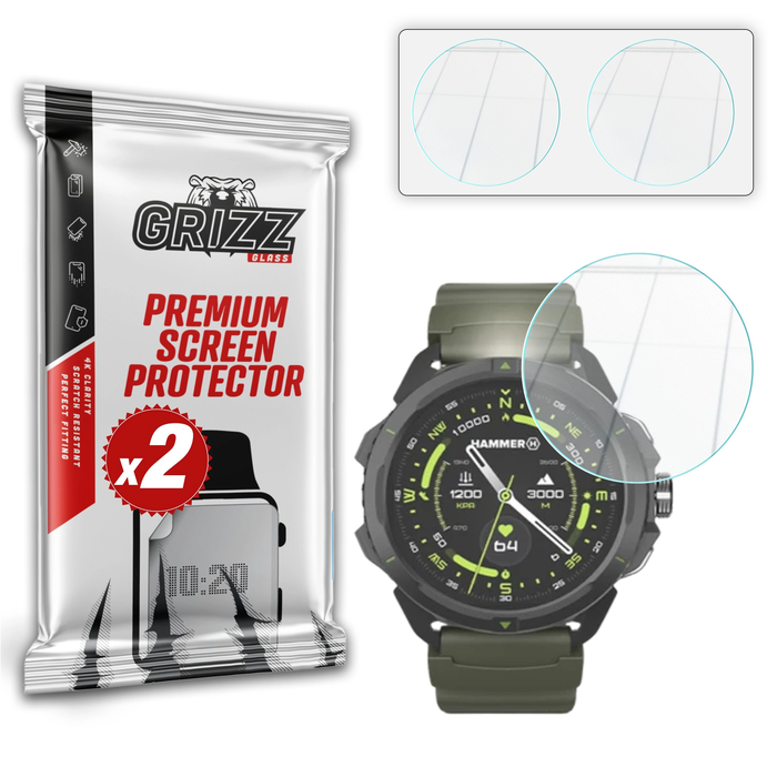 GrizzGlass HybridGlass Hammer Watch 2 Military Edition