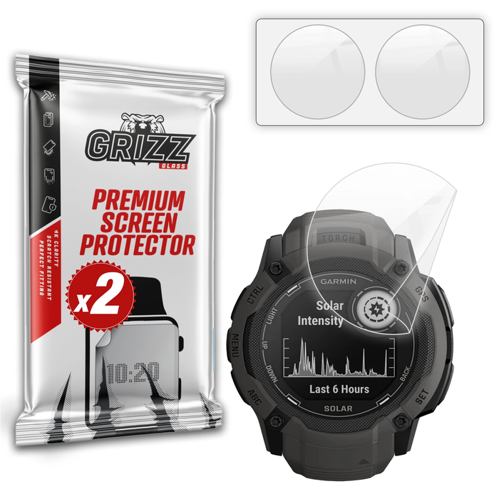 GrizzGlass CeramicFilm Garmin Instinct 2X 50mm