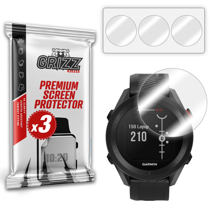 GrizzGlass Hydrofilm Garmin Approach S12