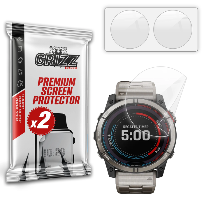 GrizzGlass CeramicFilm Garmin quatix 7X 51mm
