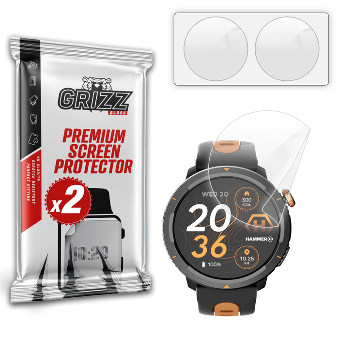 GrizzGlass CeramicFilm Hammer Watch 2 Lite