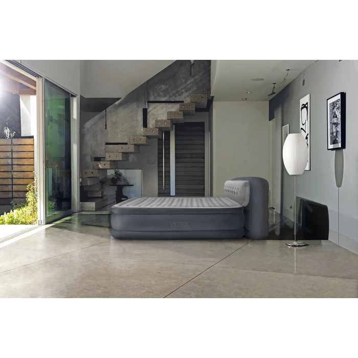 Φουσκωτό Στρώμα Ύπνου Intex Ultra Plush Headboard Queen
