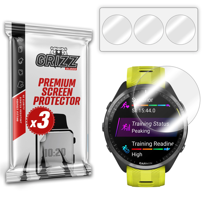 GrizzGlass Hydrofilm Garmin Forerunner 965
