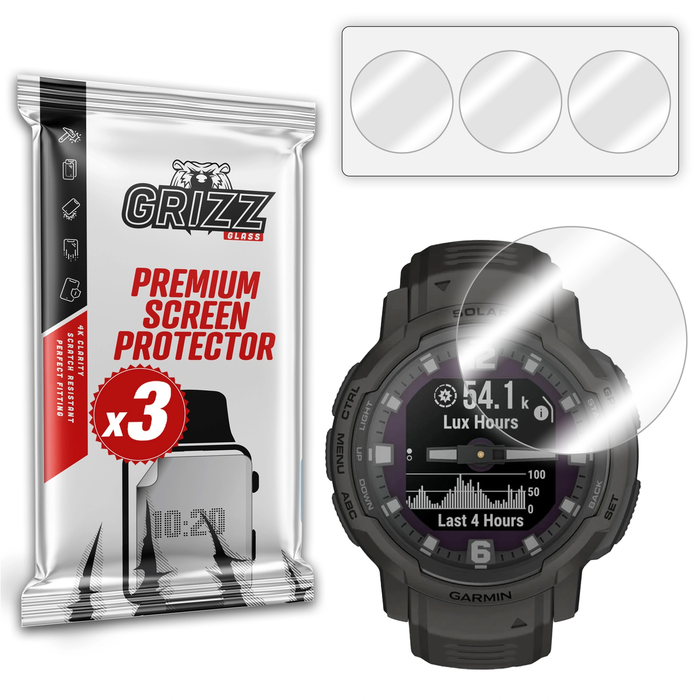 GrizzGlass Hydrofilm Garmin Instinct Crossover
