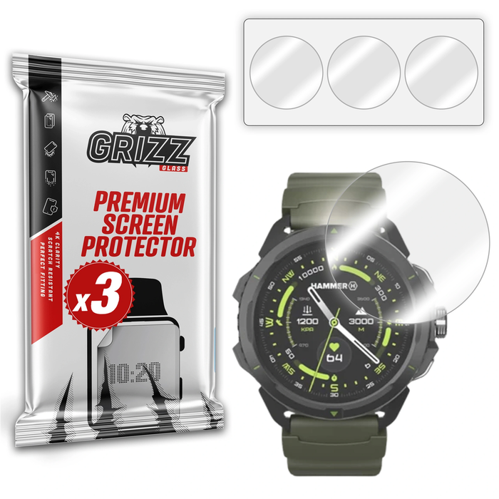 GrizzGlass Hydrofilm Hammer Watch 2 Military Edition