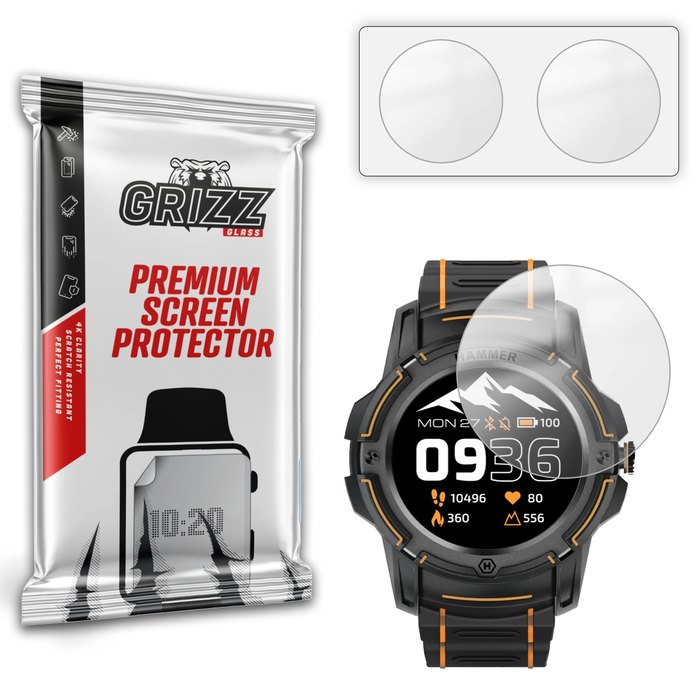 GrizzGlass PaperScreen Hammer Watch Plus