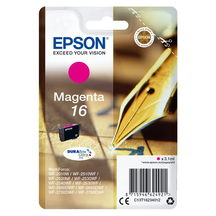 Γνήσιο Μελάνι Epson C13T16234012 magenta