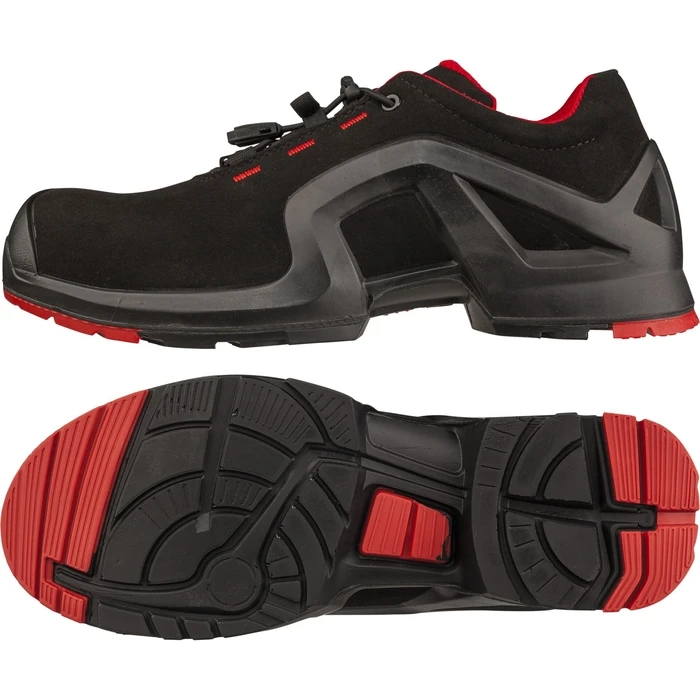 uvex 1 x-tended support S3 SRC safety shoe, EU 43 (red/black) — SKU 645451 / MPN 8516243