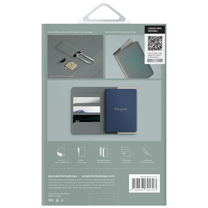 UNIQ Belmont RFID lock ivory green