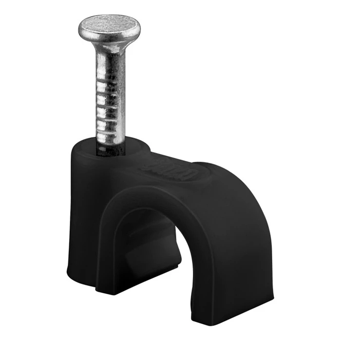 Ρόκα Καλωδίων Goobay 64679, 6mm, μαύρο, 100τμχ