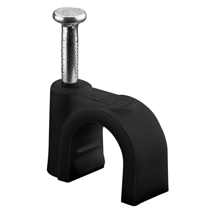 Ρόκα Goobay Στήριξης Καλωδίων 64681, 8mm, Μαύρο, 100τμχ