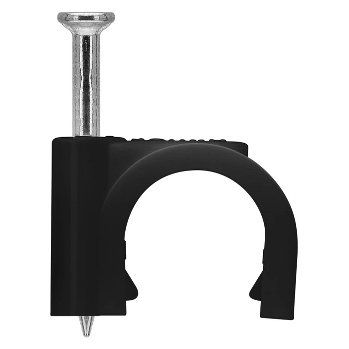 Ρόκα Καλωδίων Goobay 64683, 10mm, μαύρο, 100τμχ