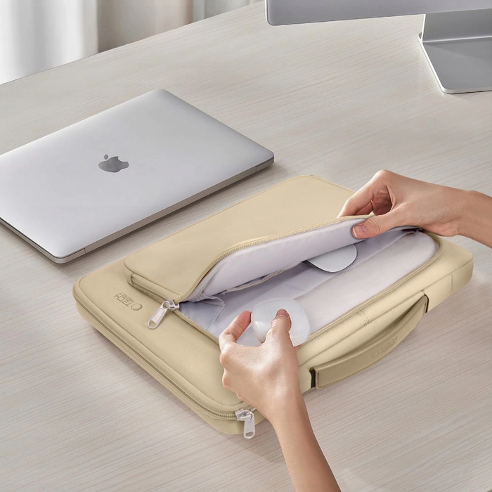 Tech-Protect Basic Bag Laptop 13-14 Desert Beige