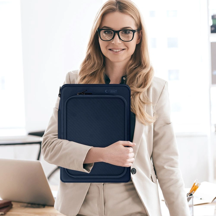 Tech-Protect Basic Bag Laptop 13-14 Navy Blue