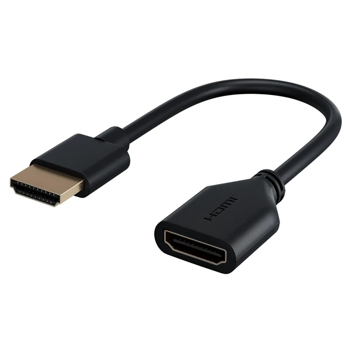 Καλώδιο HDMI Goobay 64824, Εύκαμπτος, 4K/60Hz, 18Gbps, Μαύρος