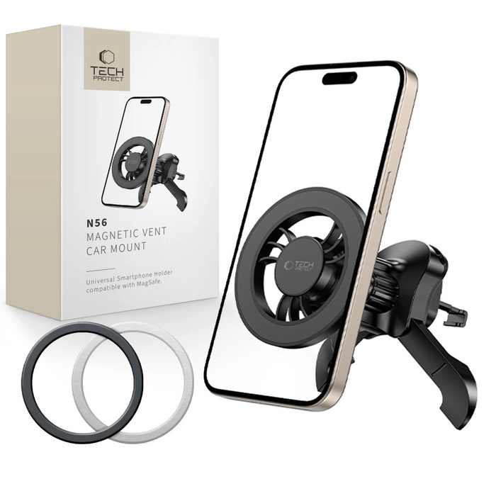 Tech-Protect N56 Magnetic MagSafe Stable Vent Car Mount Black