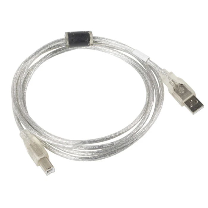 Καλώδιo USB Lanberg CA-USBA-12CC-0018-TR 1.8 m 2.0 B Transparent