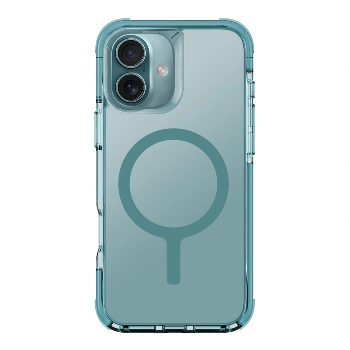 UNIQ Combat Apple iPhone 16 Plus MagClick Charging teal green
