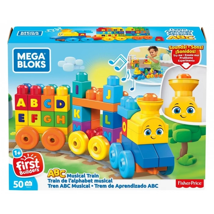 Παιχνίδι Κατασκευής Mega Bloks Blocks Abc Musical Train