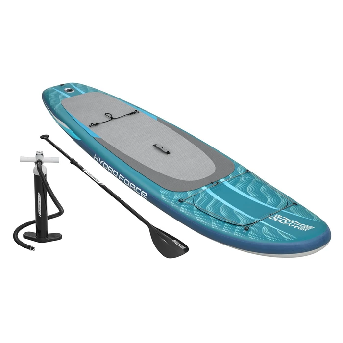 Bestway Hydro Force Aqua Drifter View Set Φουσκωτή Σανίδα SUP με Μήκος 3.35m Τιρκουάζ 6532H