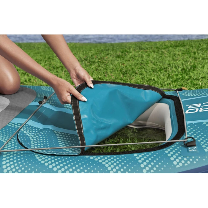 Bestway Hydro Force Aqua Drifter View Set Φουσκωτή Σανίδα SUP με Μήκος 3.35m Τιρκουάζ 6532H