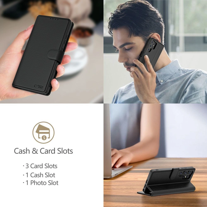 Tech-Protect Wallet Apple iPhone 17e / 16e Matte Black