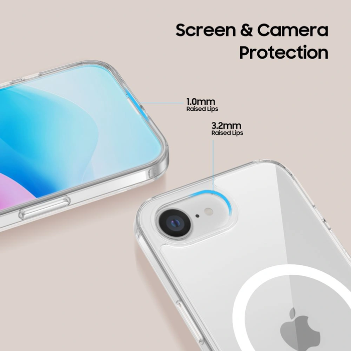 Tech-Protect Flexair Hybrid MagSafe Apple iPhone 17e / 16e Clear