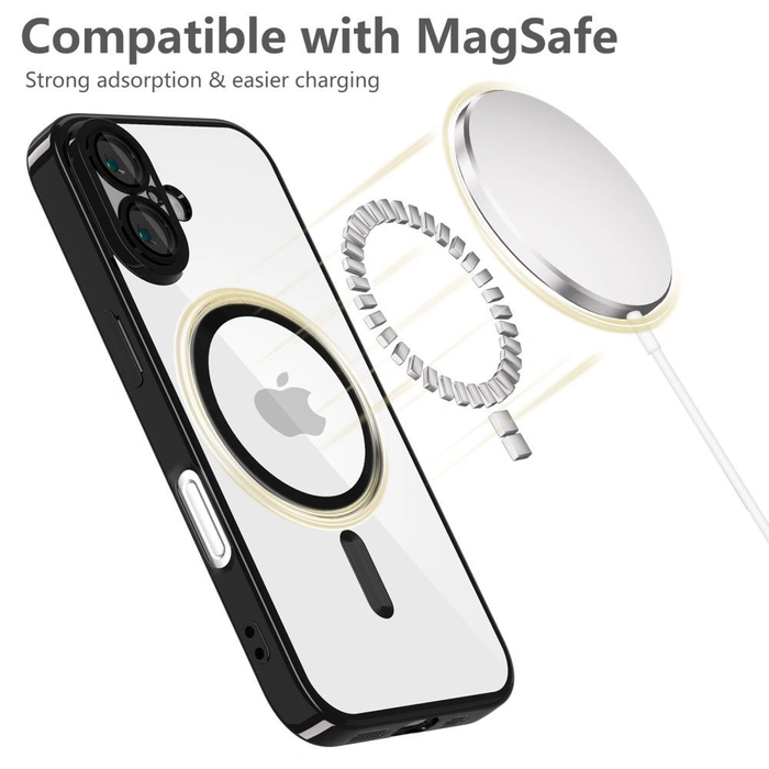 Tech-Protect MagFlex MagSafe Apple iPhone 17e / 16e Shiny Black