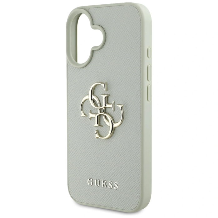Guess Grained Big 4G Logo Small Classic Logo Apple iPhone 16 green