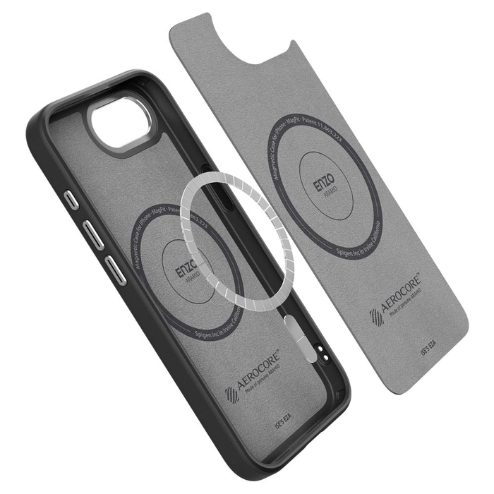 Spigen Enzo Aramid Mag MagSafe Apple iPhone 17e / 16e Matte Black