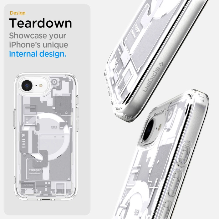 Spigen Ultra Hybrid Mag MagSafe Apple iPhone 17e / 16e Zero One White