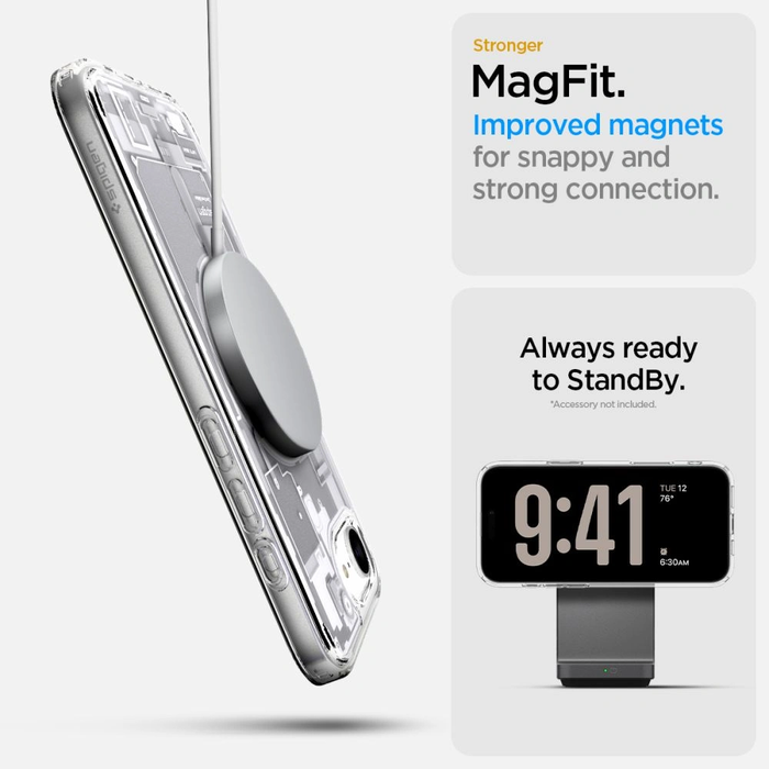 Spigen Ultra Hybrid Mag MagSafe Apple iPhone 17e / 16e Zero One White
